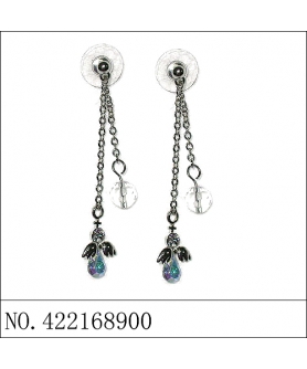 Drop Crystal And spider Earring