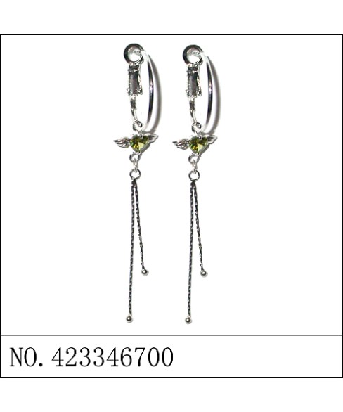 Earrings Green Earrings Green