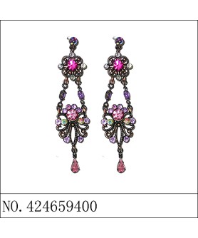 Earrings Purple