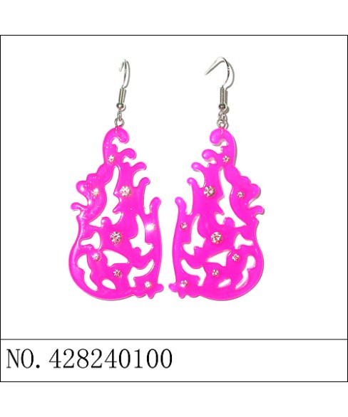 Earrings Purple