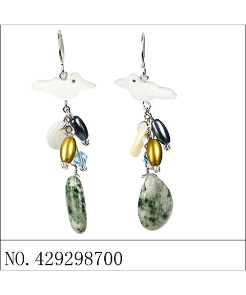 Earrings Green Earrings Green
