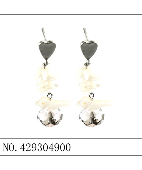 Earrings White Earrings White