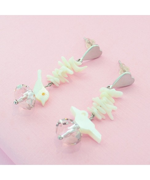 Earrings White