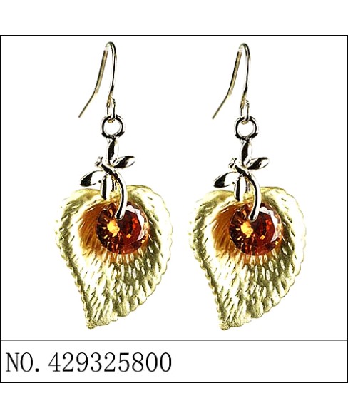 Earrings Brown