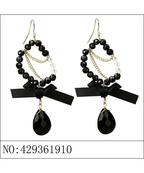 Earrings Black Earrings Black