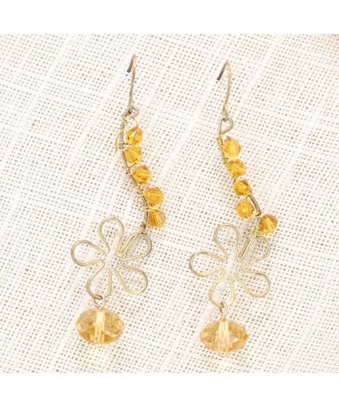 Earrings Brown Earrings Brown