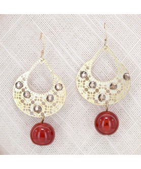 Earrings Red