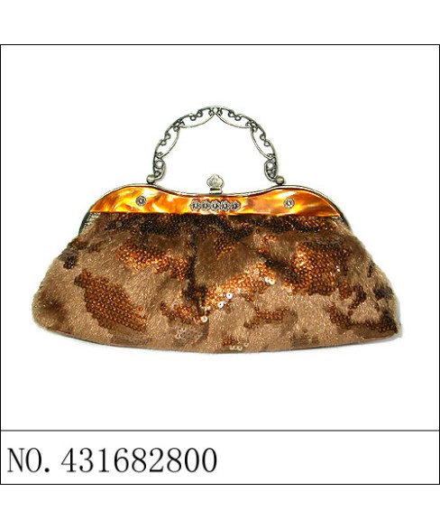 Vintage Inspired Sequin Embroidery Faux Fur Bag Vintage Inspired Sequin Embroidery Faux Fur Bag