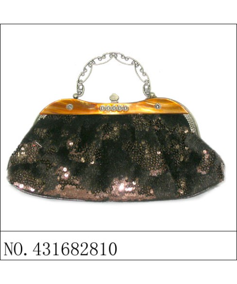 Vintage Inspired Sequin Embroidery Faux Fur Bag Vintage Inspired Sequin Embroidery Faux Fur Bag