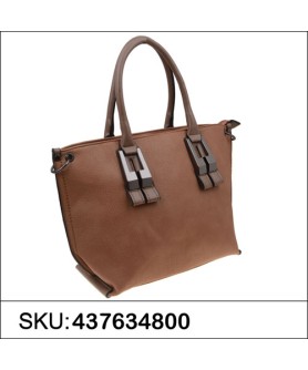 Strip Medium Faux Leather Tote