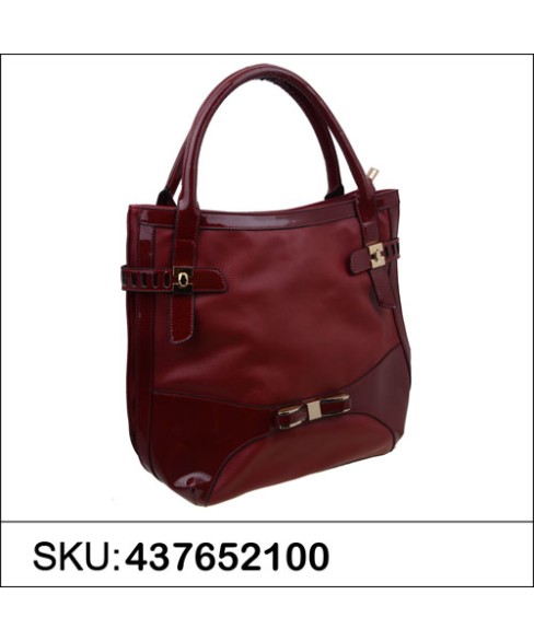 LiquidShine Vegan Patent Leather trim shoulder Bag LiquidShine Vegan Patent Leather trim shoulder Bag