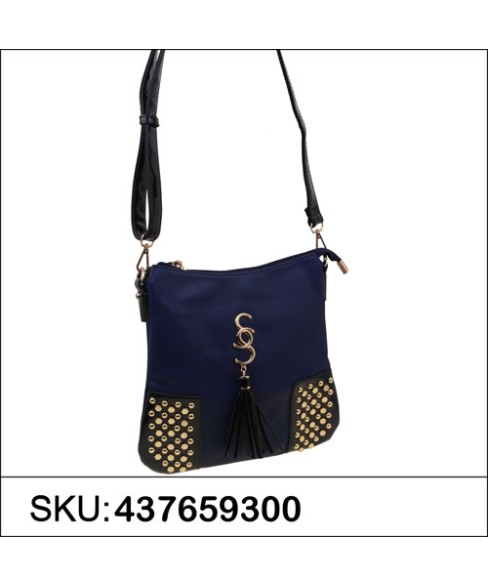 LiquidShine Faux Patent Leather Trim Crossbody Bag LiquidShine Faux Patent Leather Trim Crossbody Bag