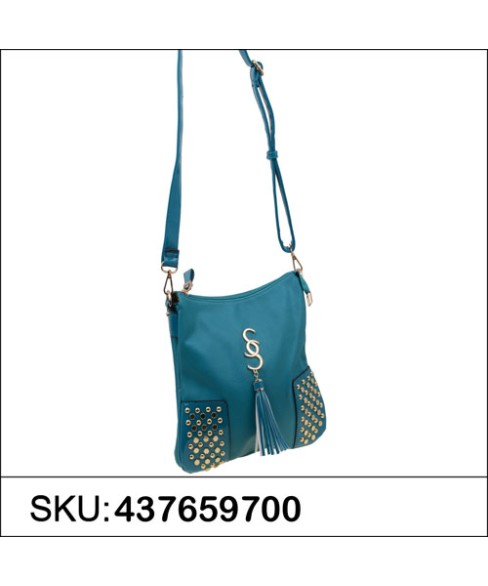 LiquidShine Faux Patent Leather Trim Crossbody Bag LiquidShine Faux Patent Leather Trim Crossbody Bag
