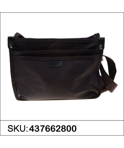 Lightweight Nylon Triple Compartment CrossBody Bag Lightweight Nylon Triple Compartment CrossBody Bag