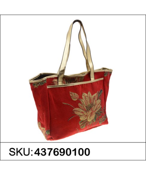 Fabric Mix Print Tote Bag Fabric Mix Print Tote Bag