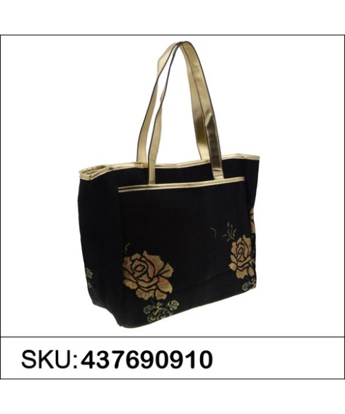 Fabric Mix Print Tote Bag Fabric Mix Print Tote Bag