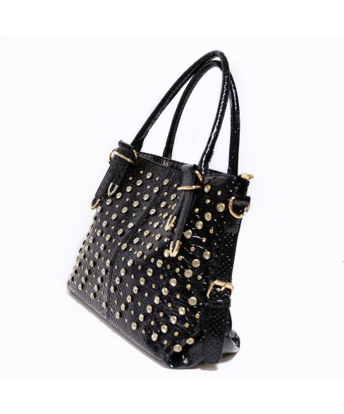 Metallic Crystal Rhinestone Studded Purse Bag