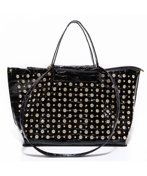 Metallic Crystal Rhinestone Studded Purse Bag Metallic Crystal Rhinestone Studded Purse Bag
