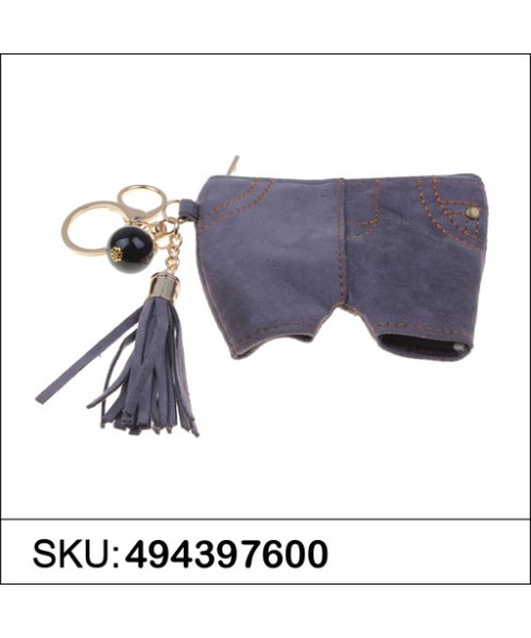 Short Jean Coin Purse Bag Charm Short Jean Coin Purse Bag Charm