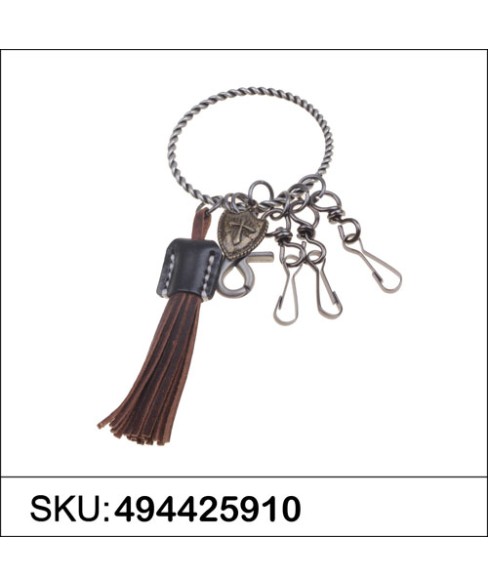 The Biker Leather Key Chain The Biker Leather Key Chain