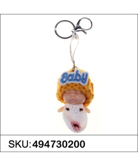 Sleeping Baby Key Chain