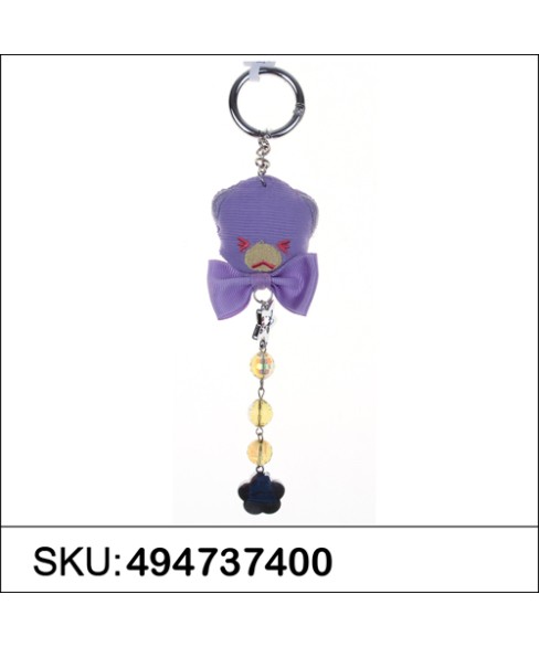 Bear Bag Charm With Hanging Crystal Bear Bag Charm With Hanging Crystal