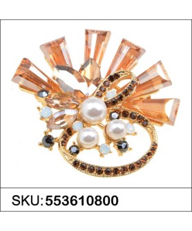 Brooch Brown