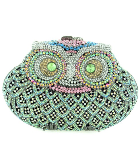 Crystal-Embellished Owl Evening Clutch Crystal-Embellished Owl Evening Clutch