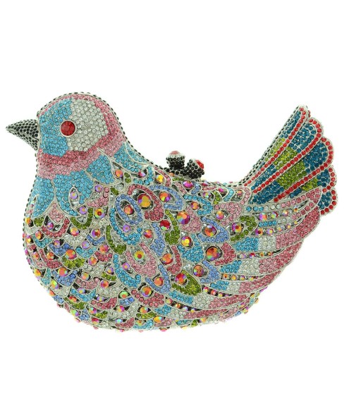 Crystal-Embellished Bird Evening Clutch Crystal-Embellished Bird Evening Clutch