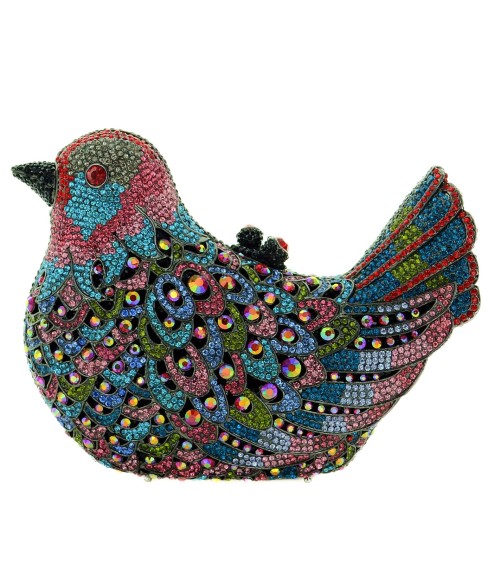 Crystal-Embellished Bird Evening Clutch Crystal-Embellished Bird Evening Clutch