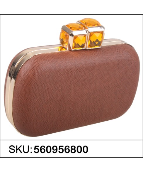 Evening Bag Brown Evening Bag Brown