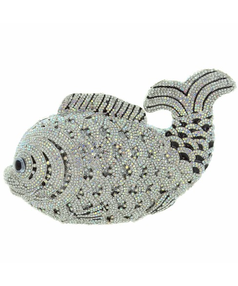Crystal-Embellished Fish Evening Clutch Crystal-Embellished Fish Evening Clutch