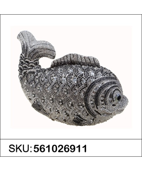 Crystal-Embellished Fish Evening Clutch Crystal-Embellished Fish Evening Clutch
