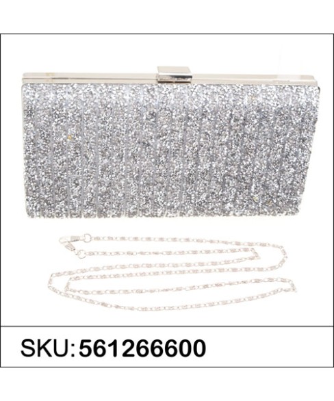 Shimmering Metallic Crystal Clutch Shimmering Metallic Crystal Clutch