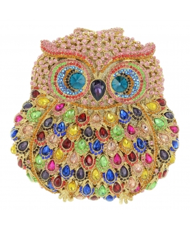 Crystal-Embellished Owl E, Stripe