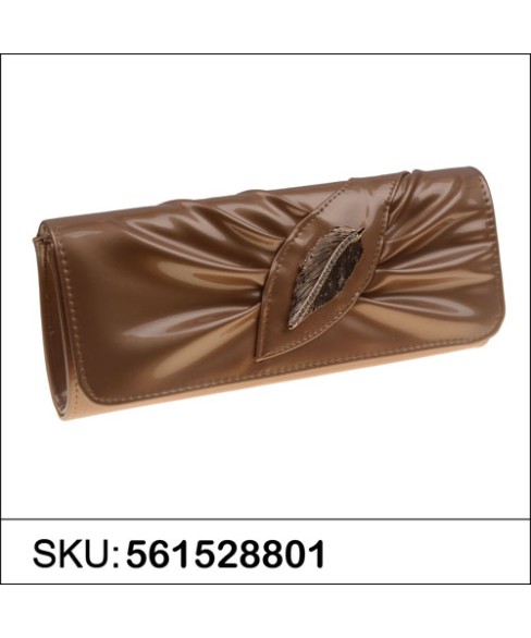 Elegant LiquidShine Vegan Patent Leather Clutch Elegant LiquidShine Vegan Patent Leather Clutch