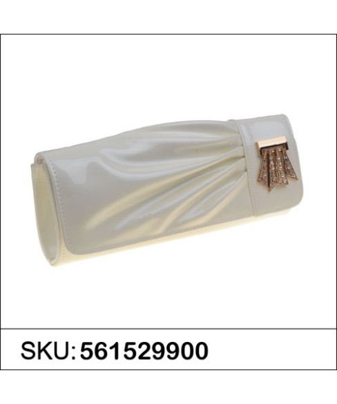 Elegant LiquidShine Vegan Patent Leather Clutch Elegant LiquidShine Vegan Patent Leather Clutch