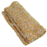 Sparkling Crystal Foldover Soft Pouch