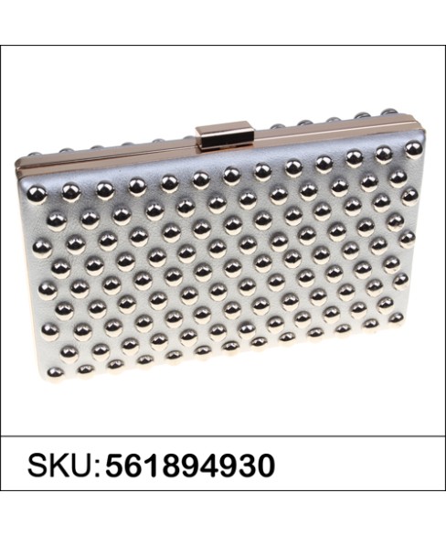 Studded Faux Leather Clutch Studded Faux Leather Clutch