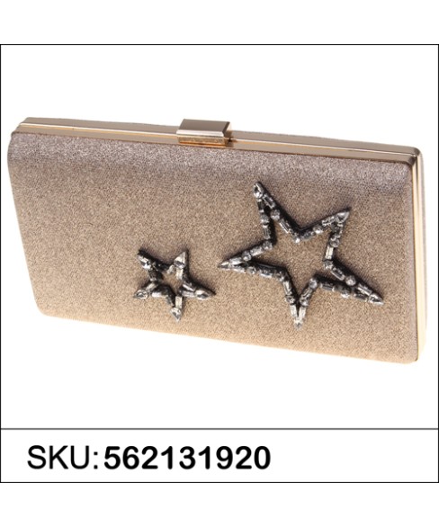 Crystal Star Glitter Clutch