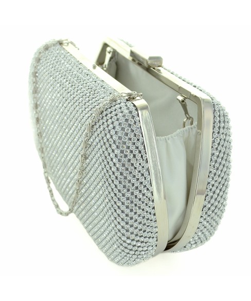 Crystal Mesh Clutch