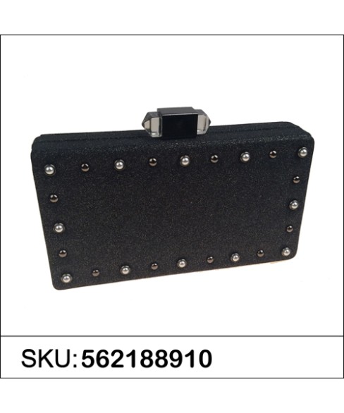 Faux Pearls & Studs Box Clutch Faux Pearls & Studs Box Clutch