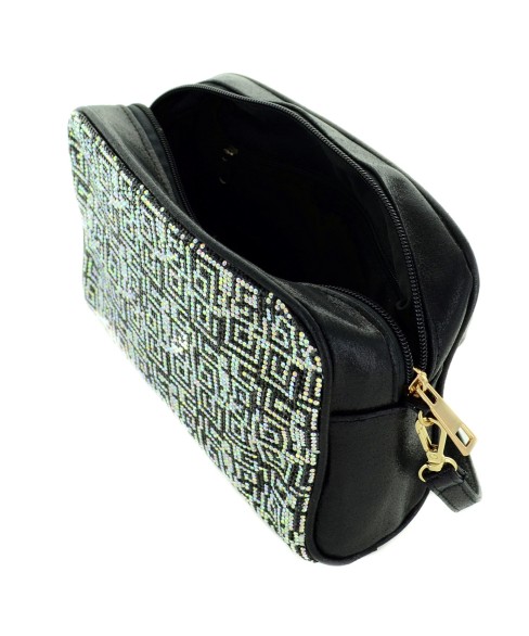 Crystal-Embellished Camera Bag