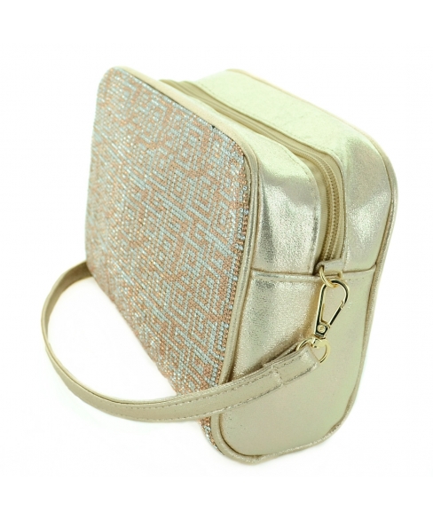 Crystal-Embellished Camera Bag
