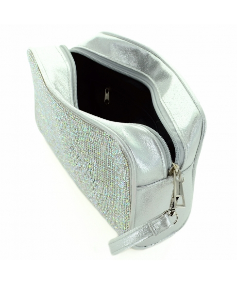 Crystal-Embellished Camera Bag