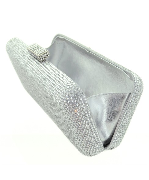 Crystal-Embellished Evening Clutch