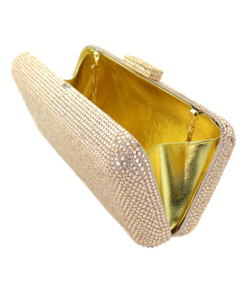 Crystal-Embellished Evening Clutch