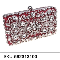 Hand Sewing Crystal Clutch (Large)