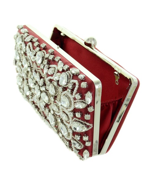 Hand Sewing Crystal Clutch (Large)