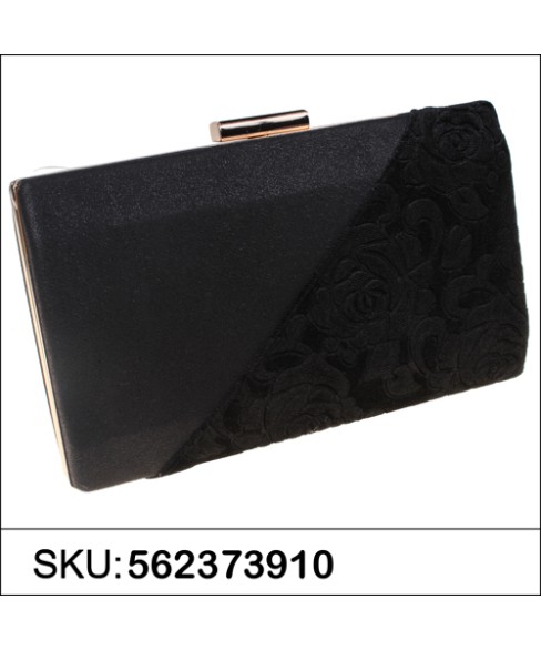 Velvet Patchwork Clutch